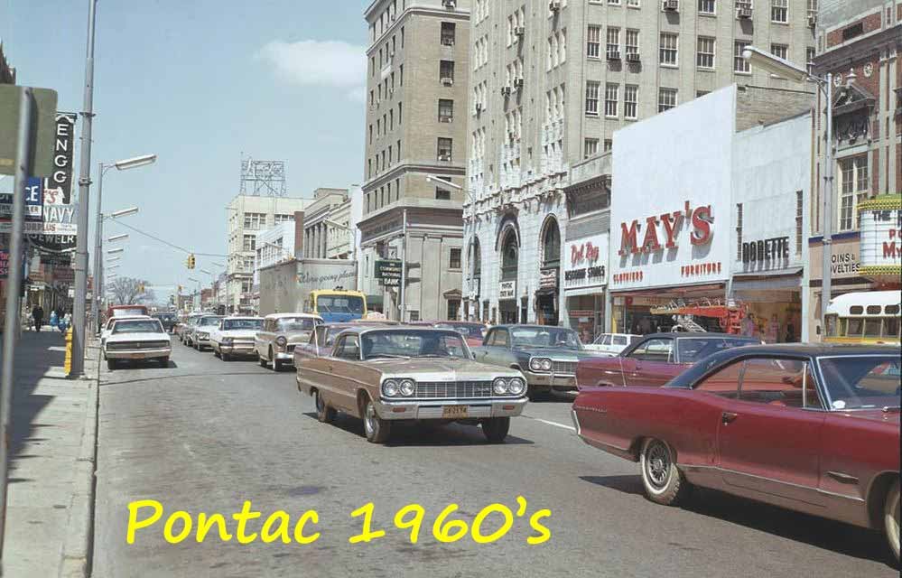 Downtown Pontiac-1960's