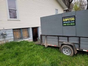 Pontiac estate house clean out trailer